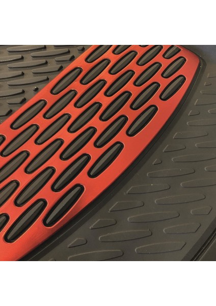 Safir Seat Leon 1 1999 2005 Krom Kırmızı 3D Paspas modelleri