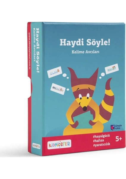 Haydi Söyle Kelime Avcıları Kart Oyunu Kidmosfer