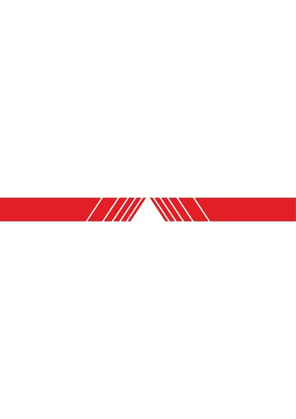 Araba Oto Yan Ayna Şeridi 2 Taraflı Sticker 00680