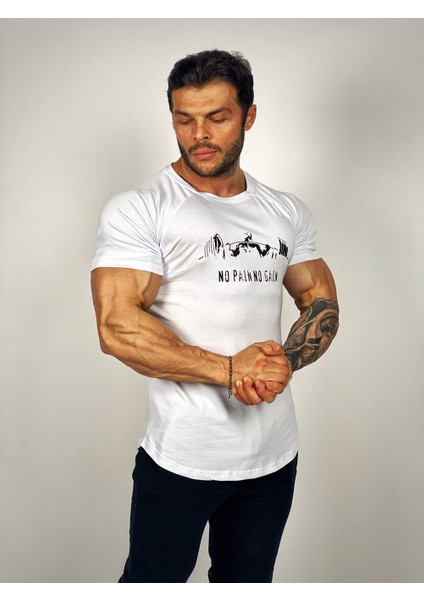 Squat Sarı Sporcu T-Shirt