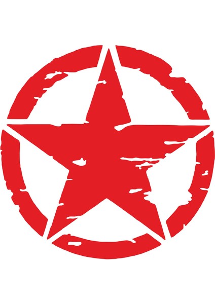 Askeri Yıldız Motosiklet Off Road Offroad U.s Army Sticker 00677