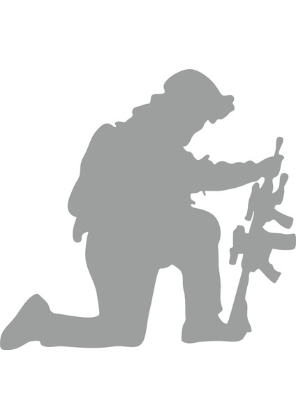 Asker Silüet Sticker 00682