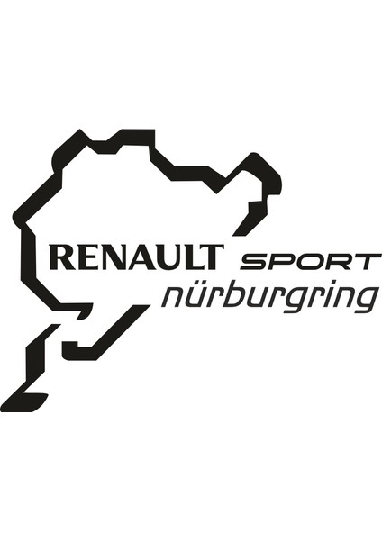Renault Sport Nürburgring Sticker 00696