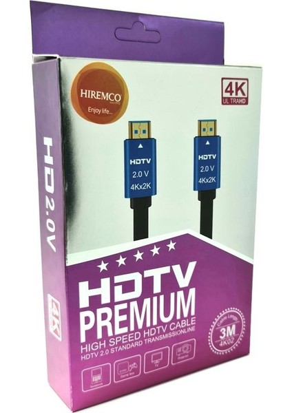 4K Ultra Hd 3metre HDMI Kablo