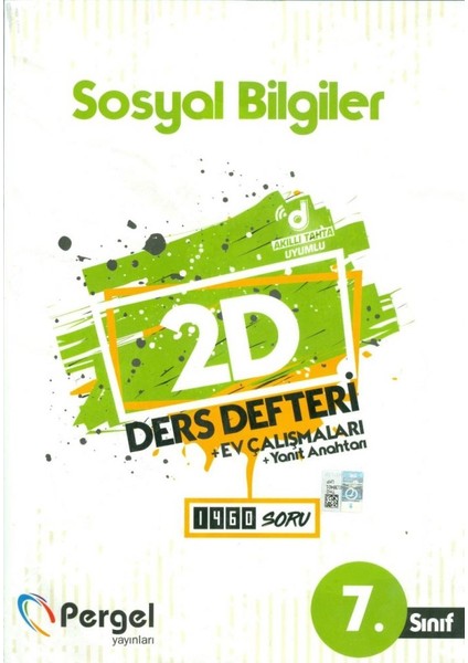 7. Sınıf Sosyal Bilgiler 2d Ders Defteri Ev Çalışmaları