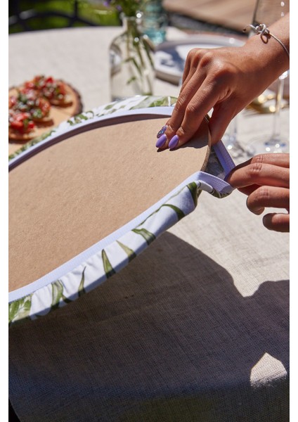 2'li White & Black Duck Keten Supla Amerikan Servis modelleri