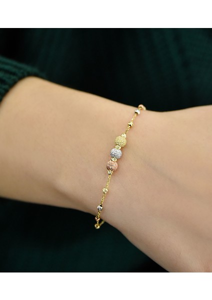 925 Ayar Gümüş Sim Dorika Top Bileklik fiyatları