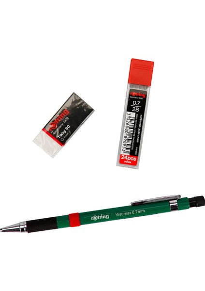 Rotring Visumax Versatil Kalem Okul Seti 0.7 mm Yeşil
