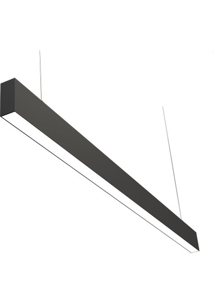 SLIM Lineer LED Sarkıt 10W 6500K Beyaz Işık siyah Kasa 40cm