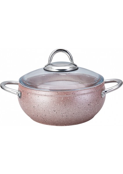 Avanos Rose Bio Granit 7 Parça Tencere Seti