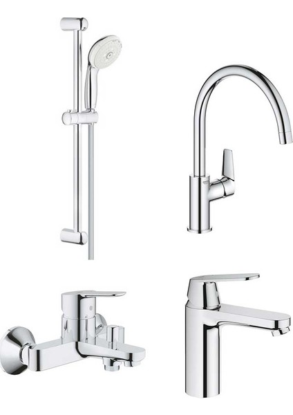 Bauedge 3'lü Batarya Seti+ El Duşu