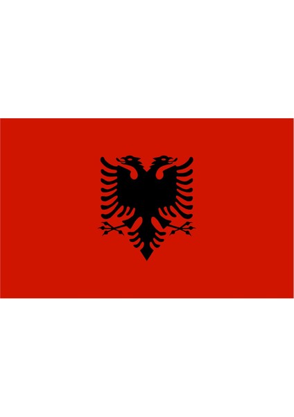 Arnavutluk Bayrağı Arnavut Sticker 00712