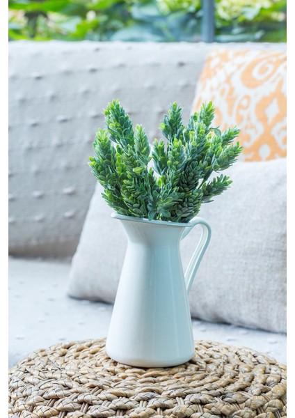 Yeşil Lavandula Akdeniz Yapay Çiçek