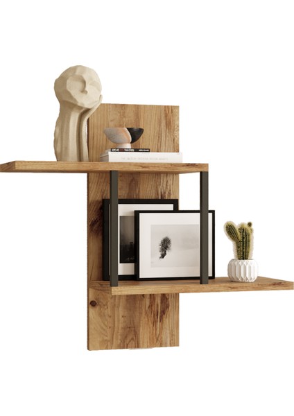 Voyage Duvar Rafı Kitaplık Çam VG14-A modelleri