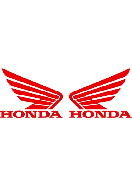 2'li Honda Kanat Sticker Kask, Motorsiklet, Oto Sticker