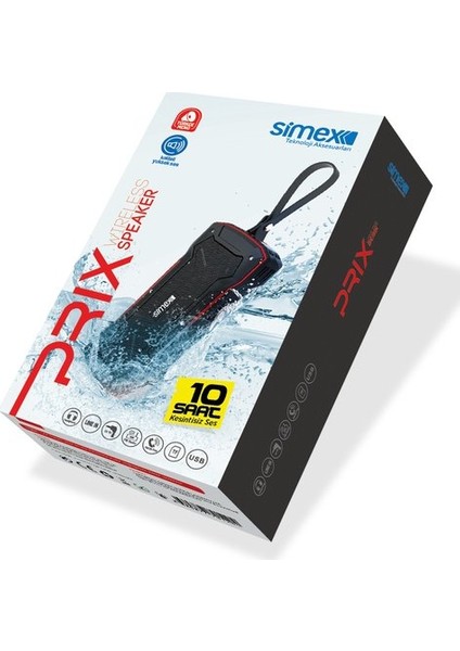 Prix Suya Dayanaklı Bluetooth Hoparlör fırsatları
