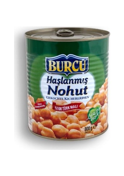 Nohut Haşlama 800 gr Teneke