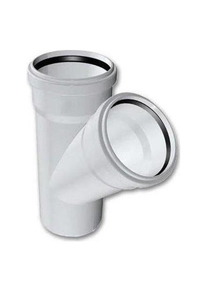 Atık Su Sessiz Tek Çatal - 125X125 Tek Çatal