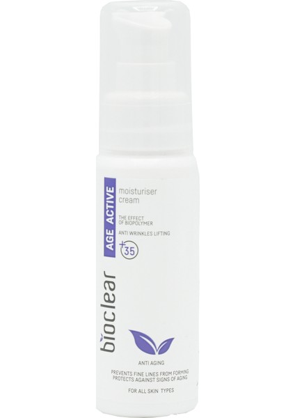 Bioclear Age Active Nemlendirici Krem +35