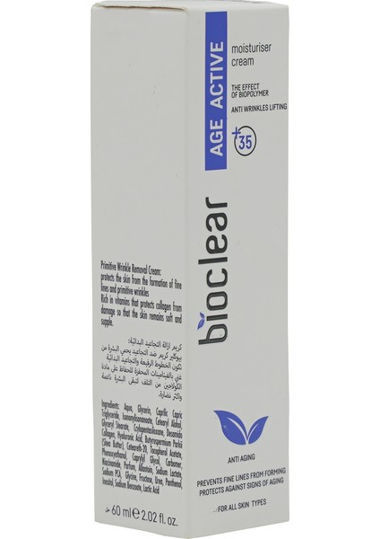 Bioclear Age Active Nemlendirici Krem +35