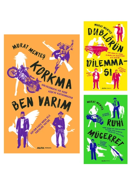 Korkma Ben Varım - Dublörün Dilemması - Ruhi Mücerret - 3 Kitap - Murat Menteş