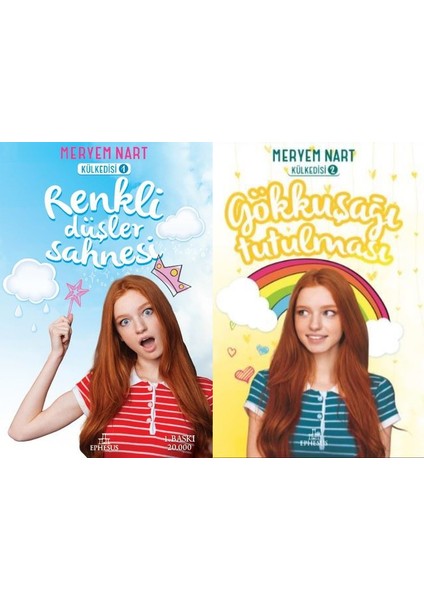Külkedisi Serisi Ciltli 2 Kitap Set Meryem Nart (Renkli Düşler Sahnesi, Gökkuşağı Tutulması)