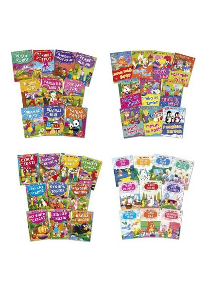 Mini Masallar 40 Kitap Set Masallarla Değerler Eğitimi