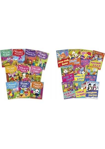 Mini Masallar 20 Kitap Set Masallarla Değerler Eğitimi
