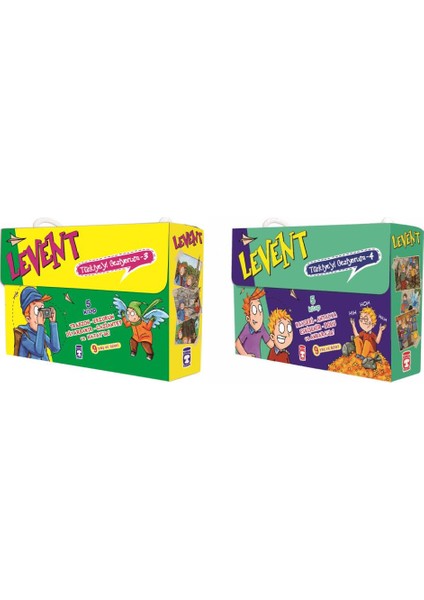 Levent Türkiye'yi Geziyorum 3. ve 4. Setler 10 Kitap Set Mustafa Orakçı