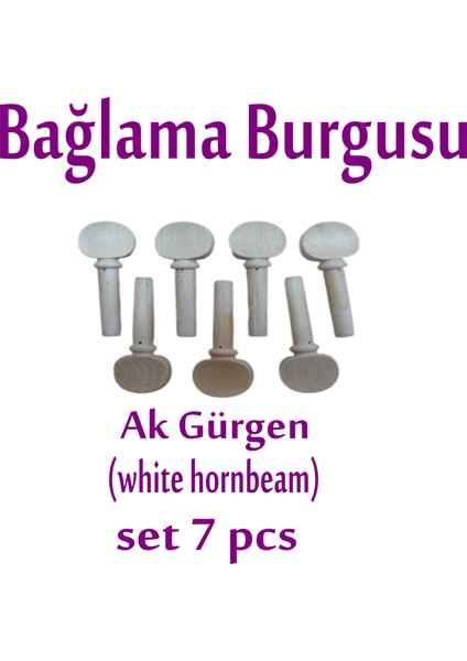 020 Uzun Sap Bağlama Teli Set Halinde Tel , Kapo , Tezene , Burgu , Eşik