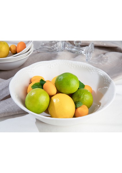 Viyana Porselen Kase 25 cm Açık Krem