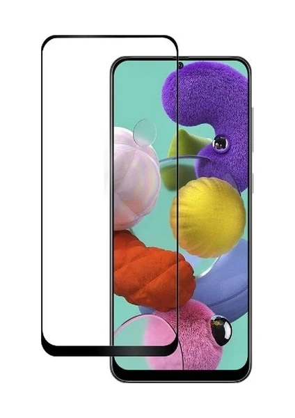 SKV Mobile Samsung Galaxy A51 Tam Ekran Koruyucu Kırılmaz Cam