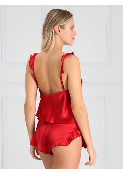 Saten Şık Şortlu Takım modelleri