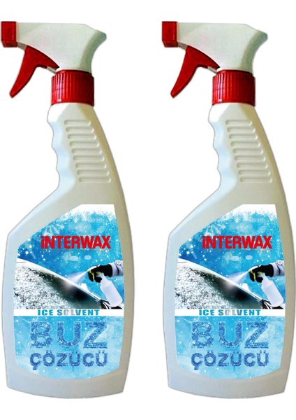 Interwax Cam Buz Çözücü Sprey 750 ml (2 Adet)