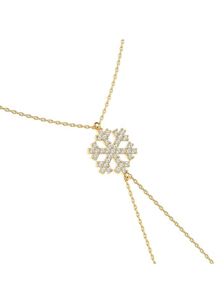 Kar Tanesi Altın Kaplama Gümüş Şahmeran