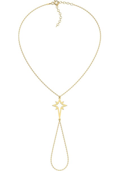 Sade Kutup Yıldızı Altın Kaplama Gümüş Şahmeran fiyatları