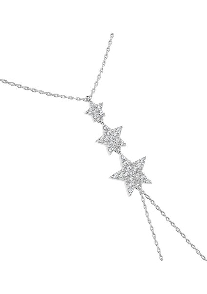 Süzülen Yıldız Beyaz Gümüş Şahmeran