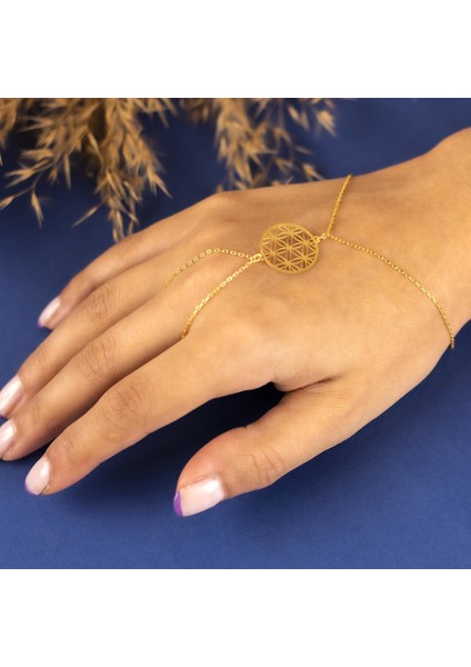 Yaşam Çiçeği Altın Kaplama Gümüş Şahmeran modelleri