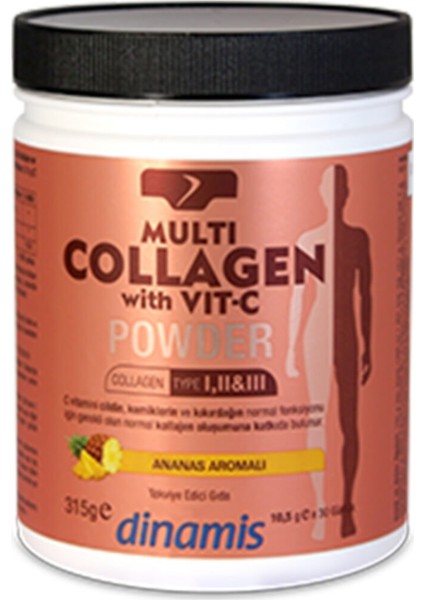 Multi Collagen With Vit-C Powder Ananas