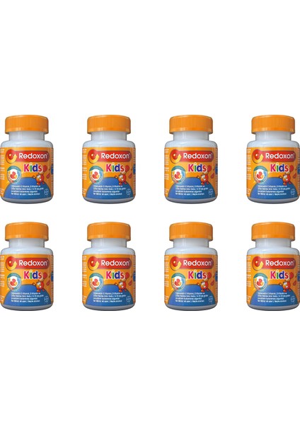 Kids Çiğnenebilir 60 Tablet 8'li Paket