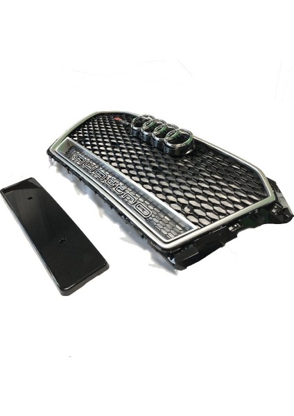 Audi a3 rs3 ön panjur ızgara krom siyah 2016+ modelleri