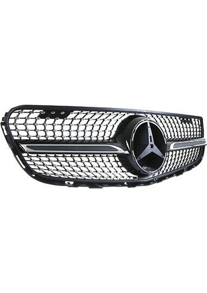 Mercedes glc diamond ön panjur ızgara gri w253