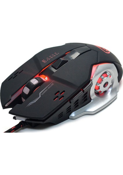 Hy-X9 Legend Oyuncu Mouse Siyah Led Işıklı