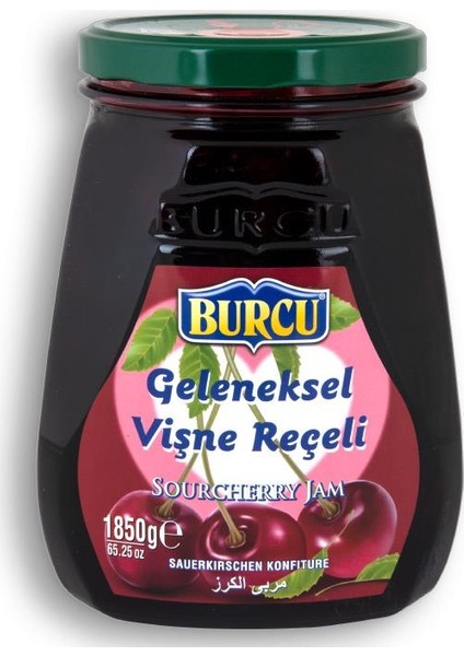 Vişne Reçeli Kavanoz 1850 gr