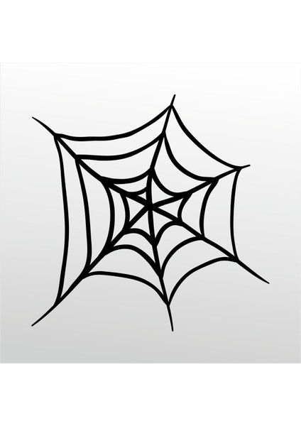 Folyo Sticker Örümcek Ağı