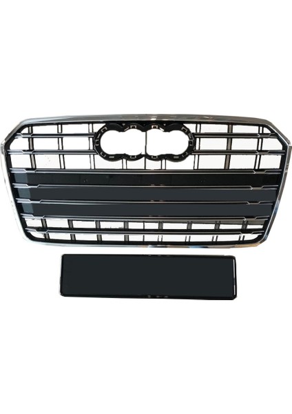 Audi A7 S7 Ön Panjur Izgara 2014 / 2017 Krom Siyah