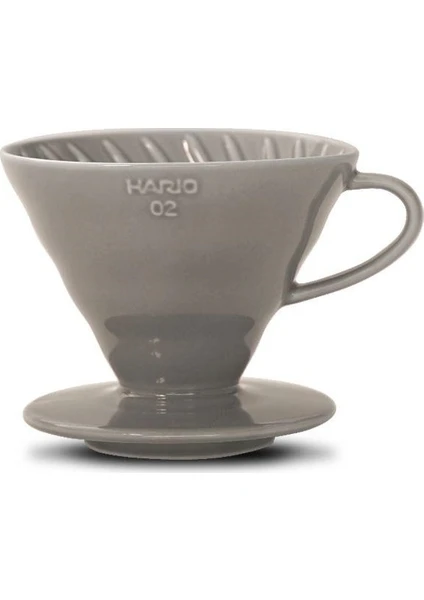 V60 02 Dripper Seramik Gri