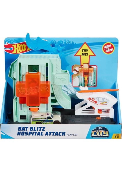 Hot Wheels Hot Wheels Şehirde Yaratıcılık Macerası Oyun Setleri FNB05 GJK90 Yarasanın Hava Saldırısı