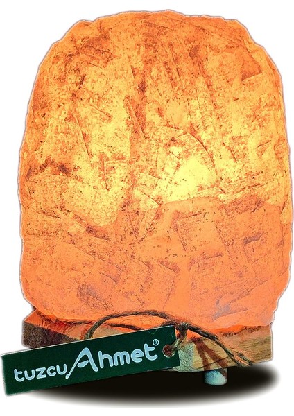 Beyaz Tuzdan Yapılmış 9-10 kg Çankırı Tuz Lambası