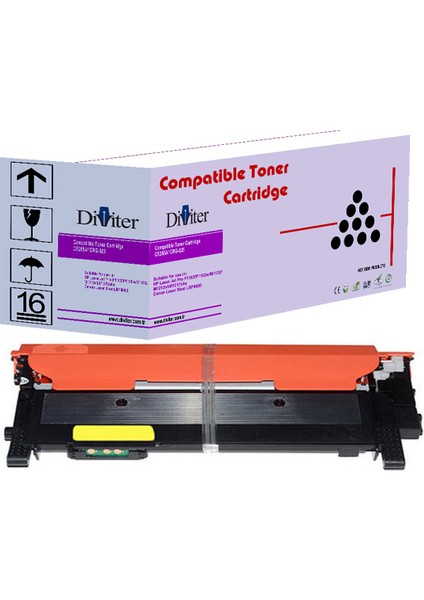 Hp W2072A (117A) 150A / 150NW / Mfp 178NW / Mfp 179FNW Diviter Muadil Toner Sarı Chıpsiz